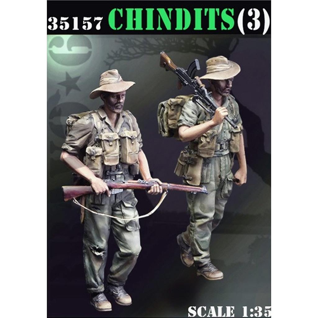 35157 1/35 WWII イギリス チンディット特殊部隊セット＃3(2体入)|第二次大戦のフィギュア|フィギュア