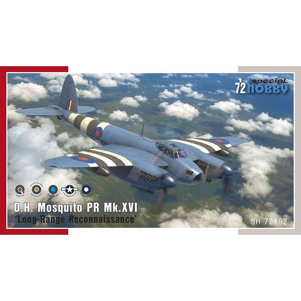 【再入荷】72452 デ・ハビランド モスキート PR Mk.XVI|第二次大戦の飛行機モデル|飛行機