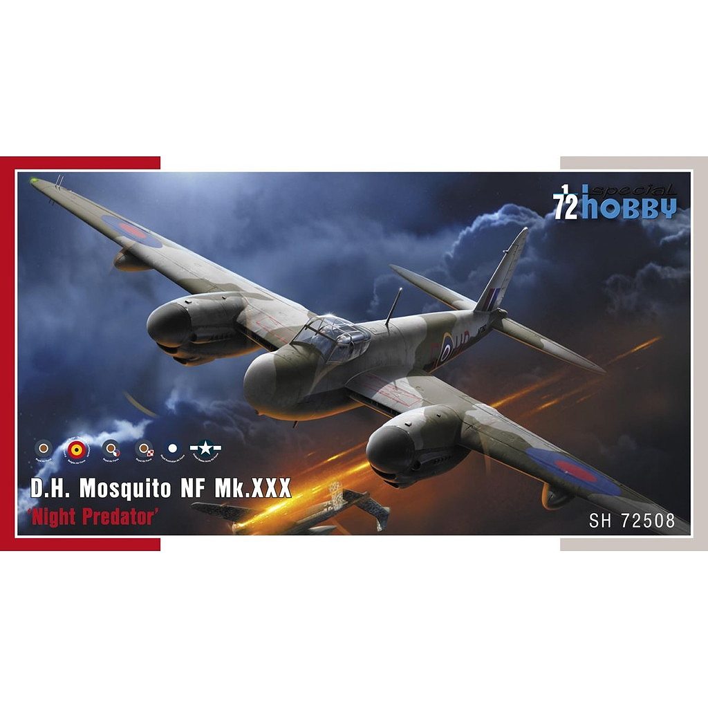 【再入荷】72508 1/72 デ・ハビランド モスキート NF Mk.30|第二次大戦の飛行機モデル|飛行機