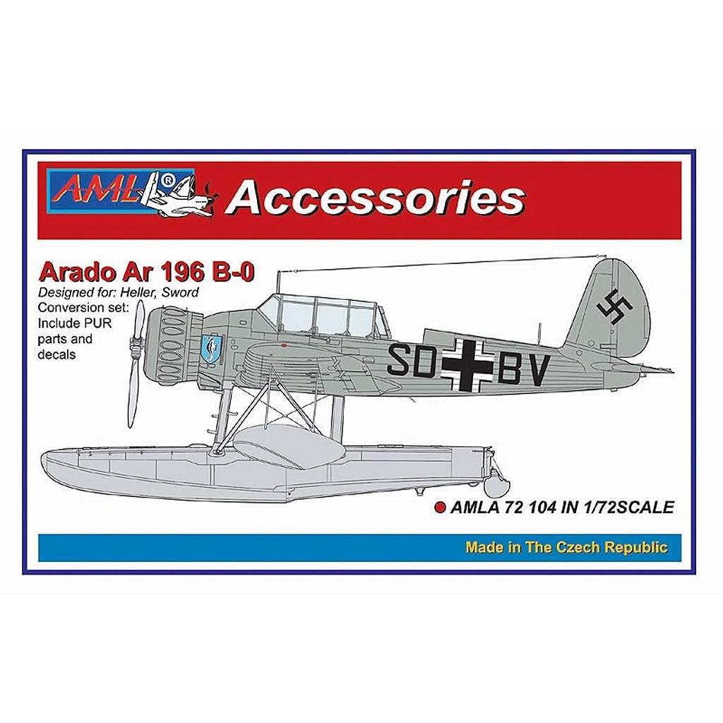 AMLA72102 1/72 アラド Ar196B-0 コンバージョンセット|飛行機用パーツ|飛行機