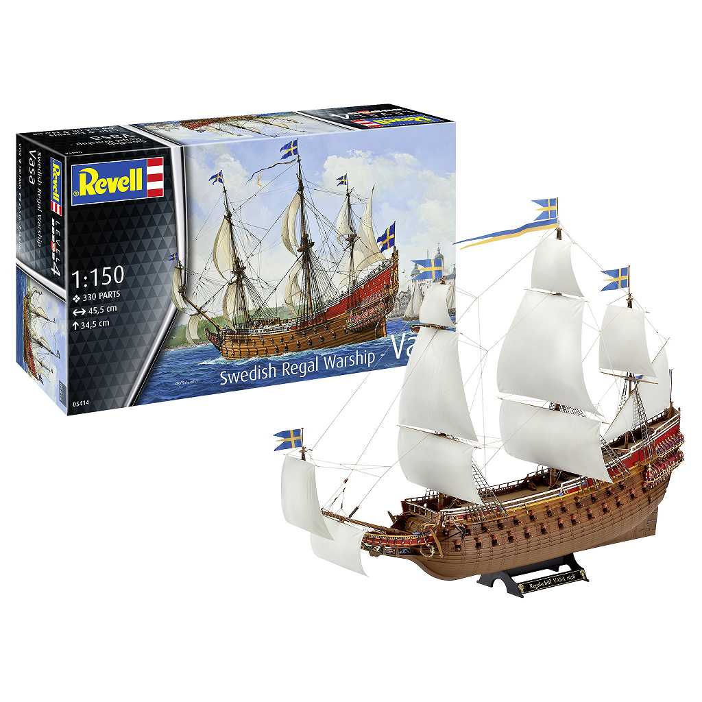 05414 スウェーデン海軍 ヴァーサ | ドイツレベル Revell | 艦船,第一