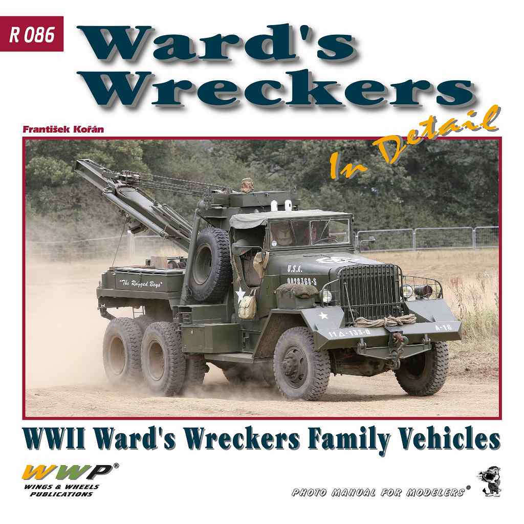 R086 WWII アメリカ ワード重レッカー車 ディテール写真集|洋書|書籍＆DVD