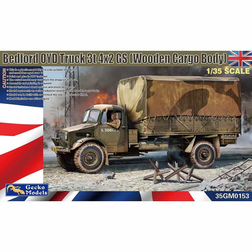 35GM0153 1/35 ベッドフォード OYD 3t 4x2 GS トラック (木製荷台タイプ)|第二次大戦のAFVモデル|AFV