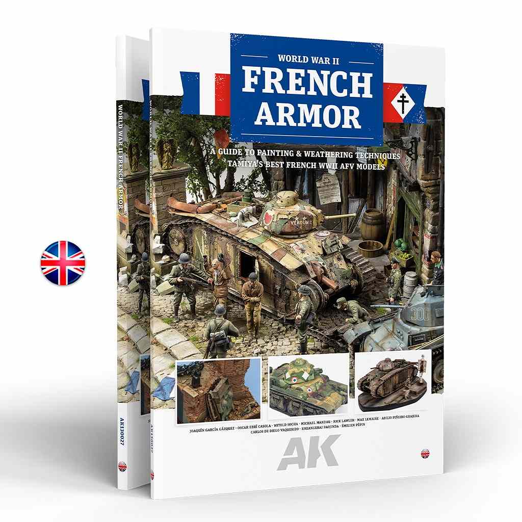 【再入荷】AK130027 タミヤキットのフランス戦車モデリング|洋書|書籍＆DVD