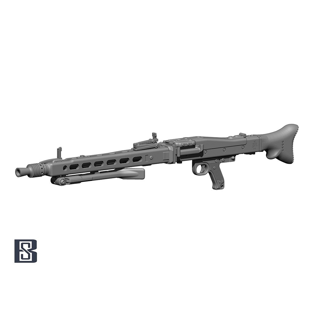 BSKC35015 1/35 WWII ドイツ MG42機関銃(4個入)|AFV用パーツ|AFV
