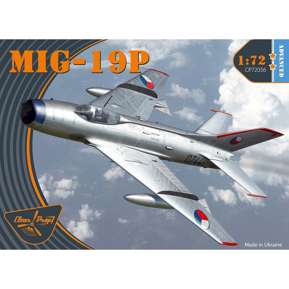 【新製品】CP72056 1/72 ミグ MiG-19P ファーマー 全天候超音速戦闘機|大戦後の飛行機モデル|飛行機