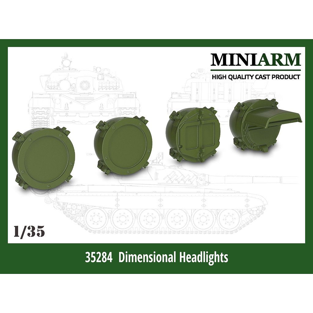 B35284 1/35 現用 露/ソ 各種ライトセット(4個入)|AFV用パーツ|AFV