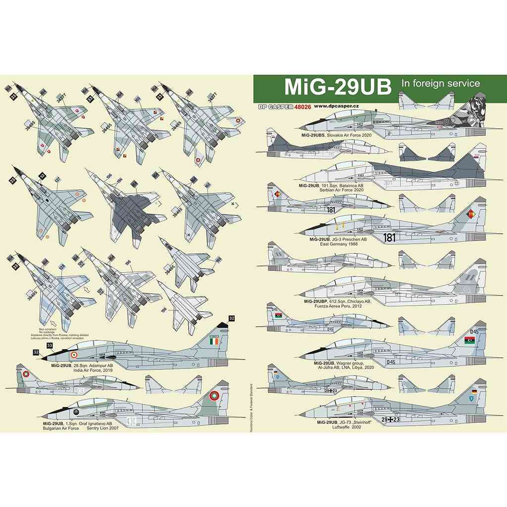 飛行機,飛行機用デカール,大戦後～現用の飛行機用デカール