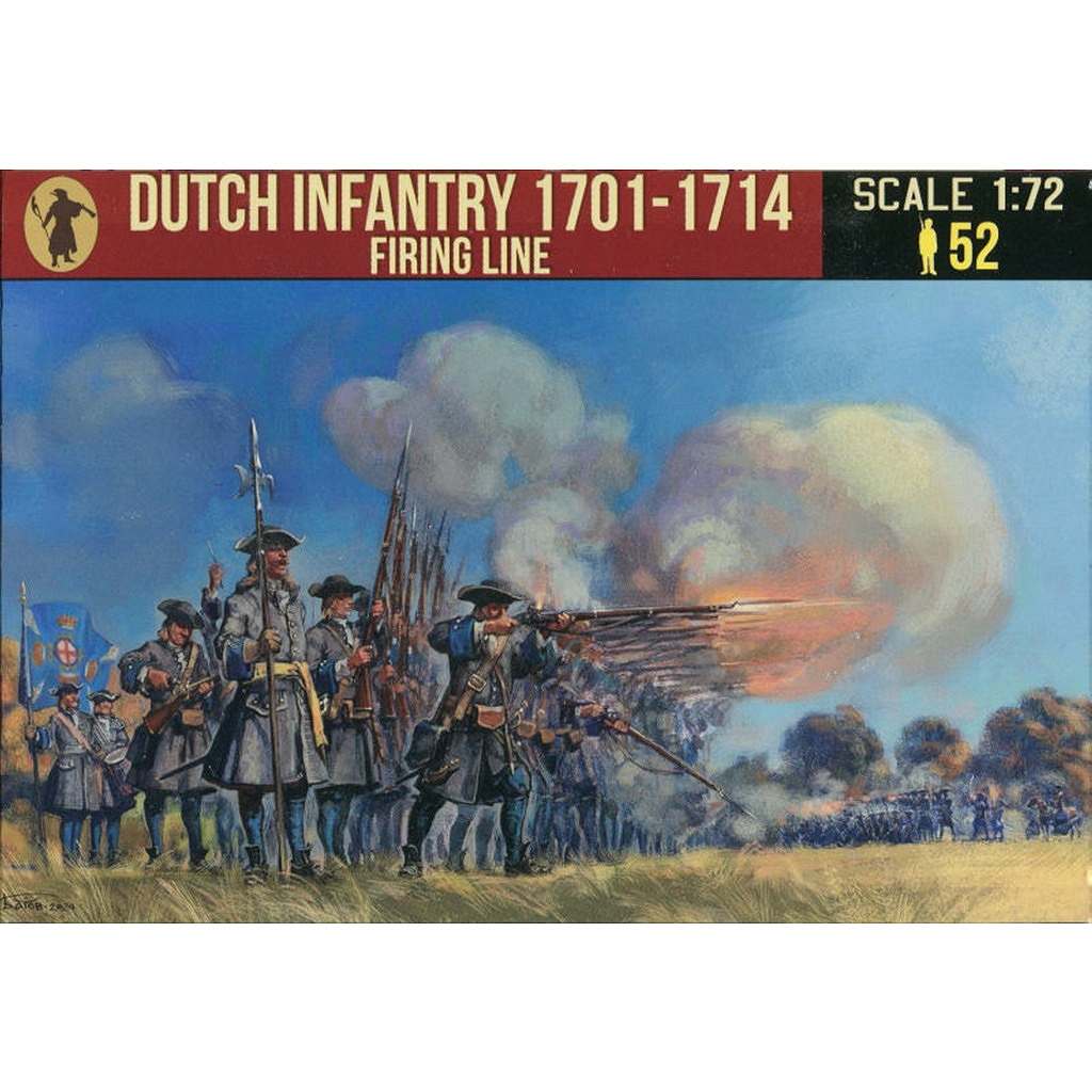 【再入荷】265 スペイン継承戦争 オランダ歩兵 射撃線 1701-1714年|ヒストリカルフィギュア|フィギュア