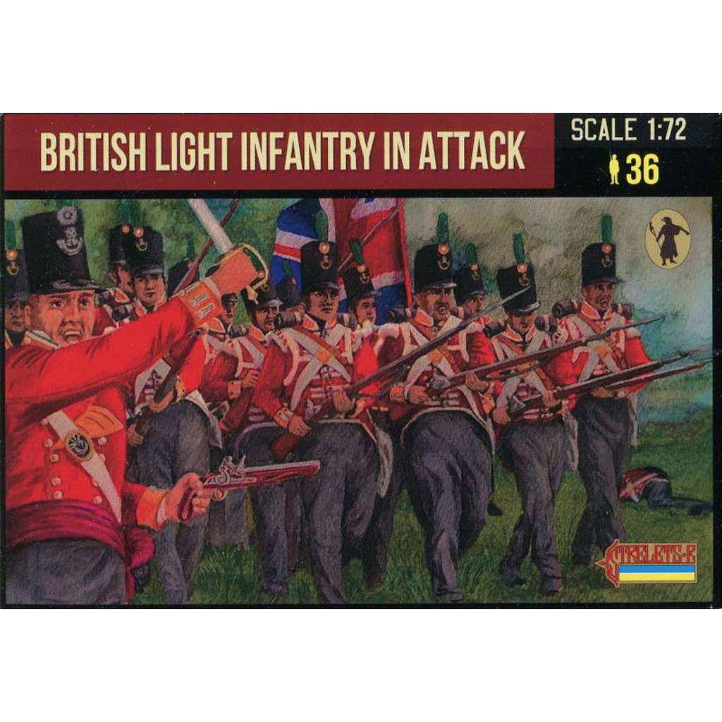 【新製品】295 ナポレオン戦争 イギリス軽歩兵 攻撃|ヒストリカルフィギュア|フィギュア