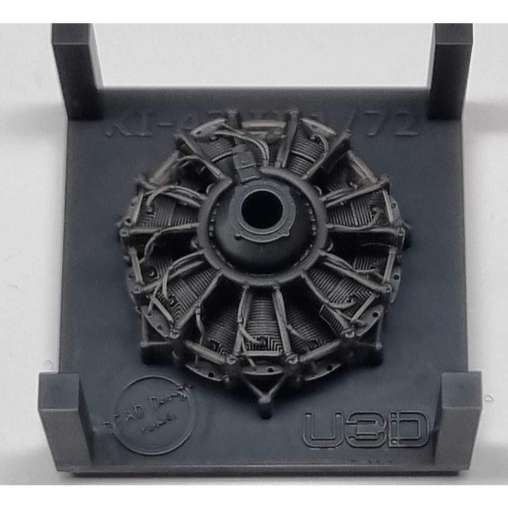 【新製品】3D72001 中島 キ43-II 一式戦闘機 隼 二型 エンジン|飛行機用マスキングシール|飛行機