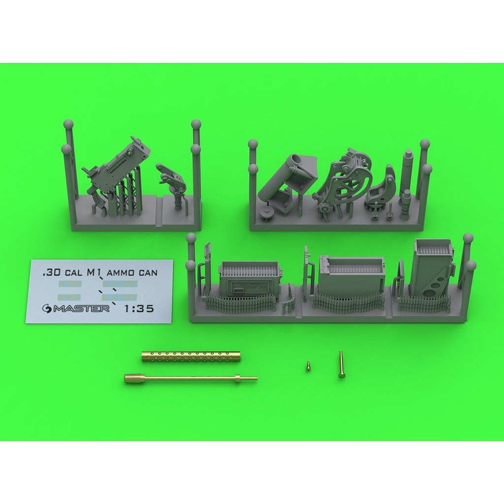 【新製品】GM35-087 1/35 ブローニング M1919A4 .30cal 7.62mm機関銃 ｗ/M20 対空マウント/D7431 ガンマウント|AFV用パーツ|AFV