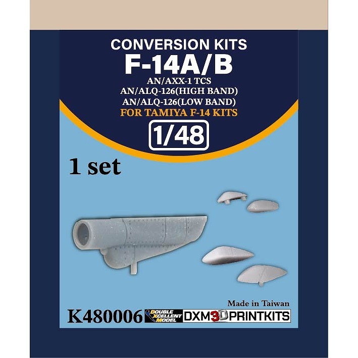 【新製品】DXM-K480006 1/48 F-14A/B トムキャット AN/AXX-1 TCS/AN/ALQ-126|飛行機用パーツ|飛行機
