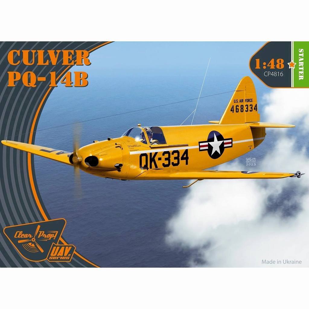 【新製品】CP4816 1/48 カルヴァー PQ-14B ターゲットドローン|大戦後の飛行機モデル|飛行機