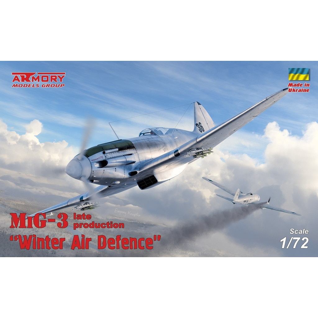 【新製品】AR72012 1/72 ミグ MiG-3 後期型 モスクワ防空 1942年冬|第二次大戦の飛行機モデル|飛行機