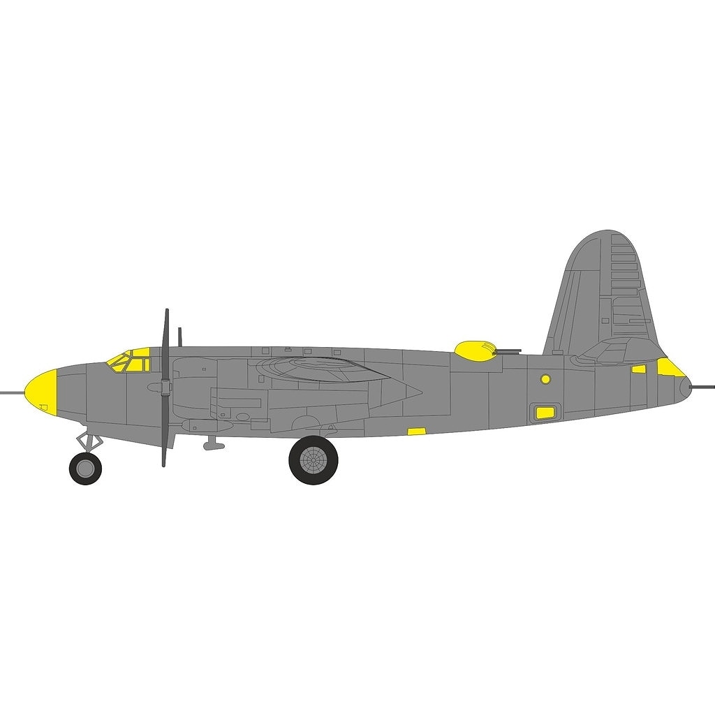【新製品】EX1137 1/48 マーティン B-26F マローダー 「Tフェース」塗装マスクシール (ICM用)|飛行機用マスキングシール|飛行機