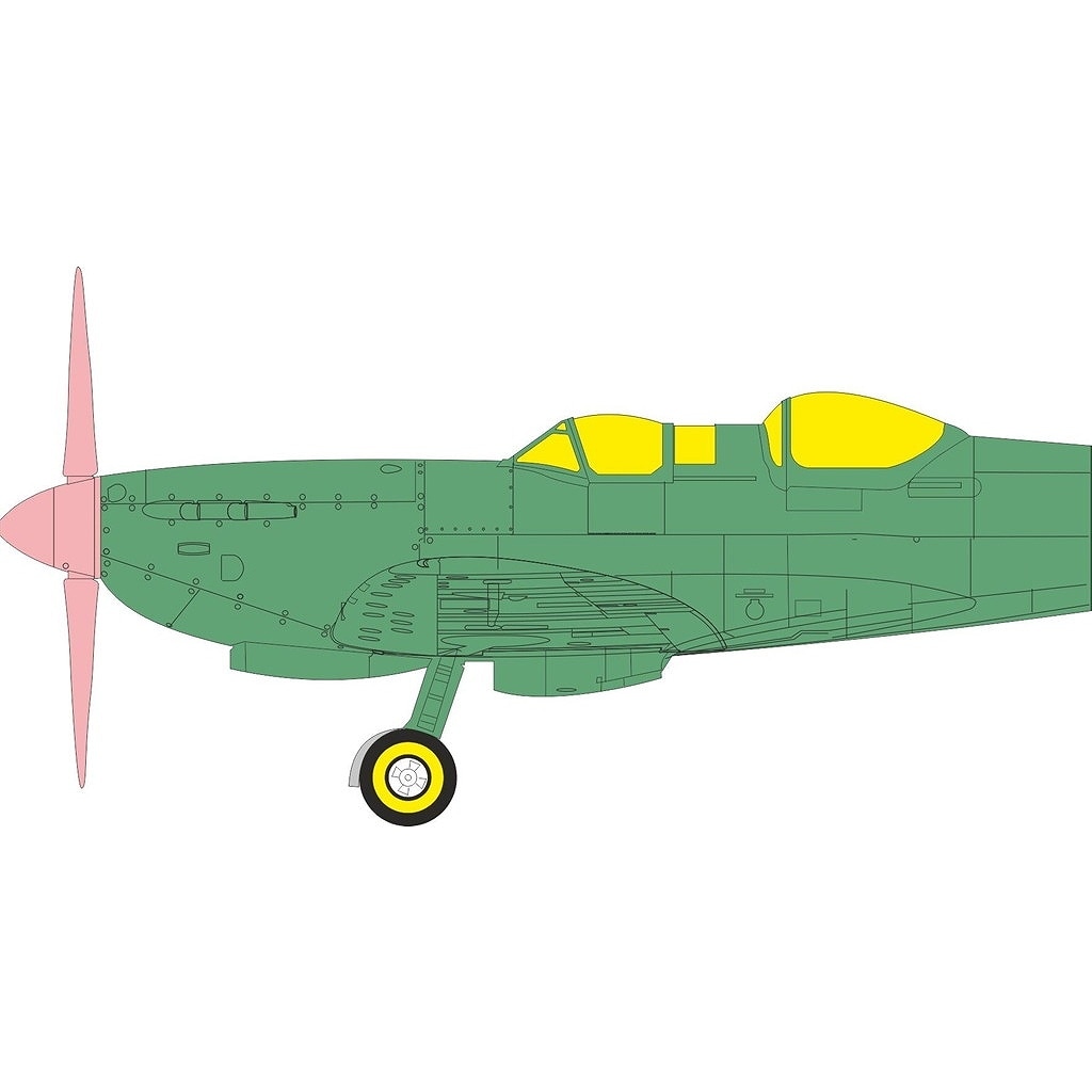 【新製品】EX1139 1/48 スーパーマリン スピットファイア Tr.9 塗装マスクシール (エアフィックス用)|飛行機用マスキングシール|飛行機