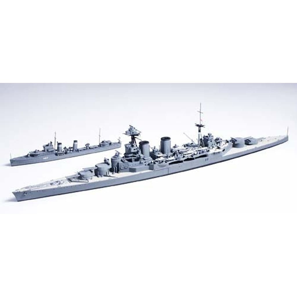 【再入荷】WL806 イギリス海軍 巡洋戦艦フッド・E級駆逐艦 北大西洋追撃作戦|第二次大戦の艦船モデル|艦船