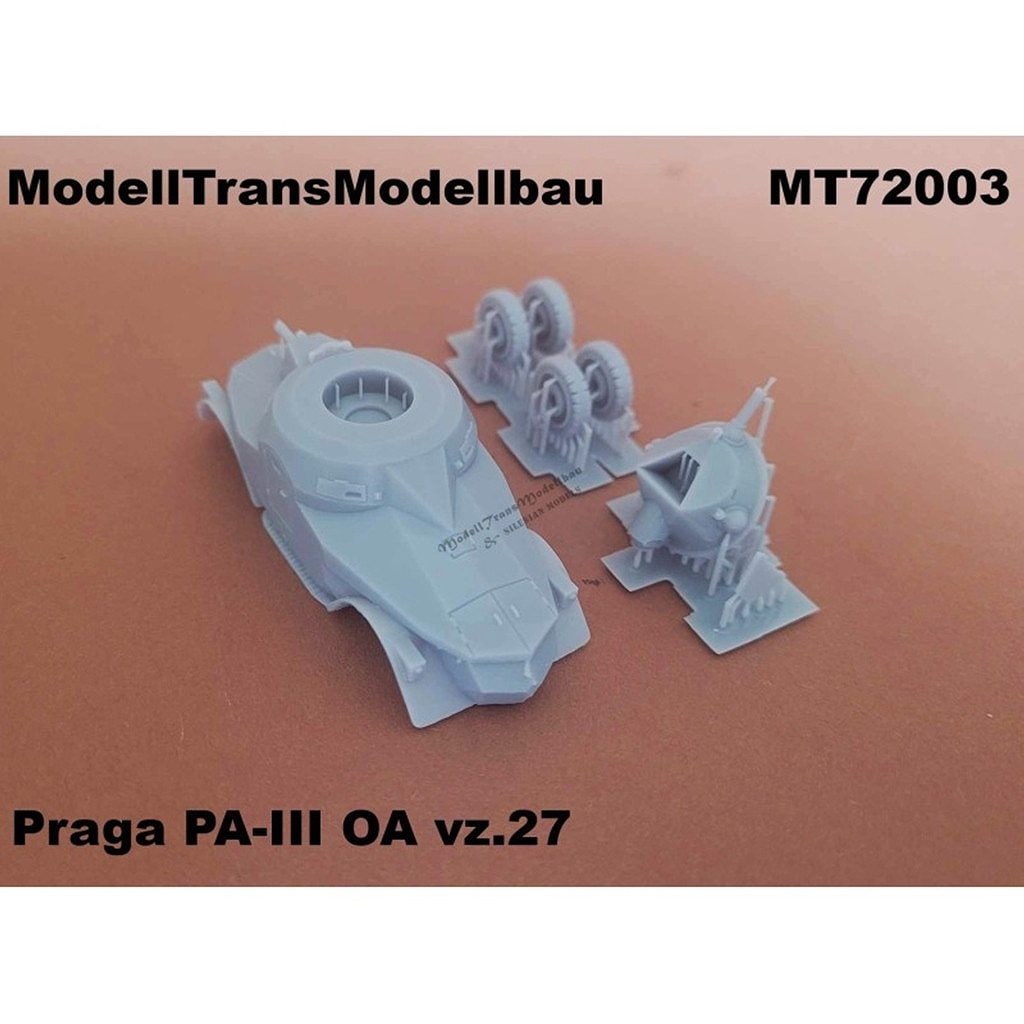 【新製品】MT72003 WWII チェコスロバキア シュコダ PA-III OA vz.27 装甲車|第二次大戦のAFVモデル|AFV