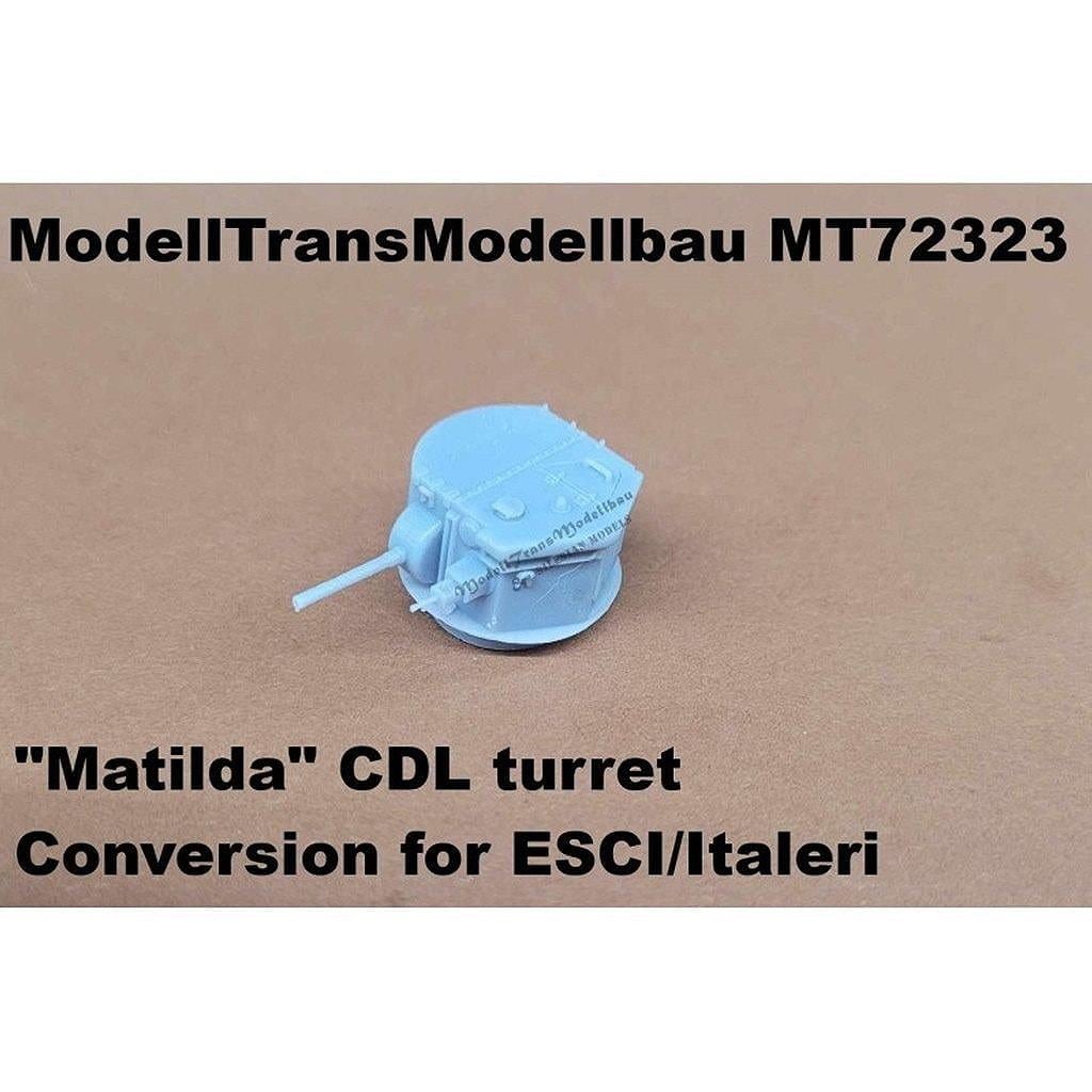 【新製品】MT72323 WWII イギリス マチルダ CDL砲塔 コンバージョンセット|第二次大戦のAFVモデル|AFV
