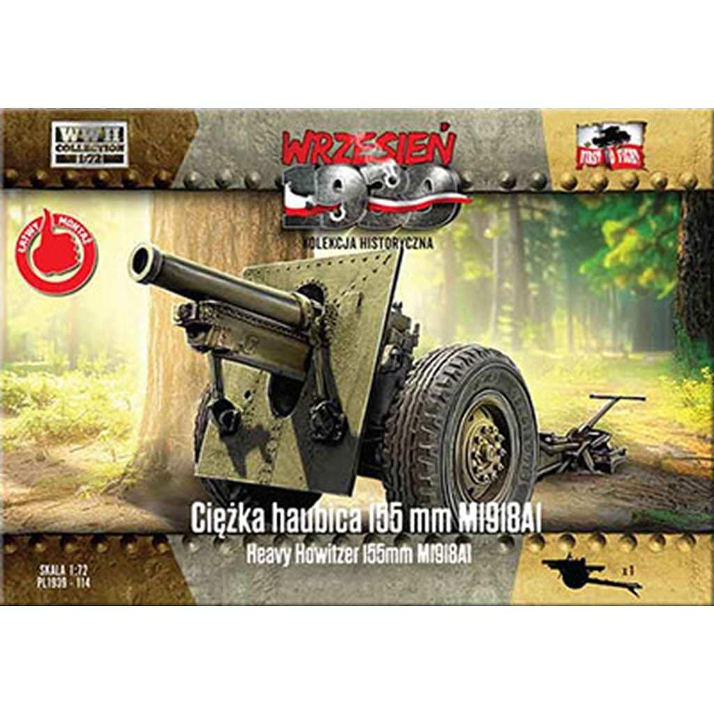 【再入荷】72114 155mmM1918A1重榴弾砲|第二次大戦のAFVモデル|AFV