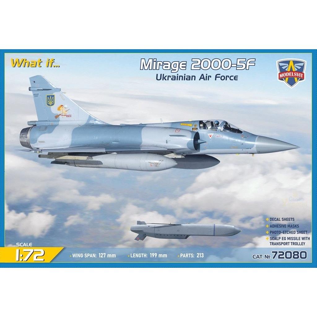 【新製品】72080 1/72 ミラージュ2000-5F w/SCALP-EG 巡航ミサイル ウクライナ空軍 |大戦後の飛行機モデル|飛行機