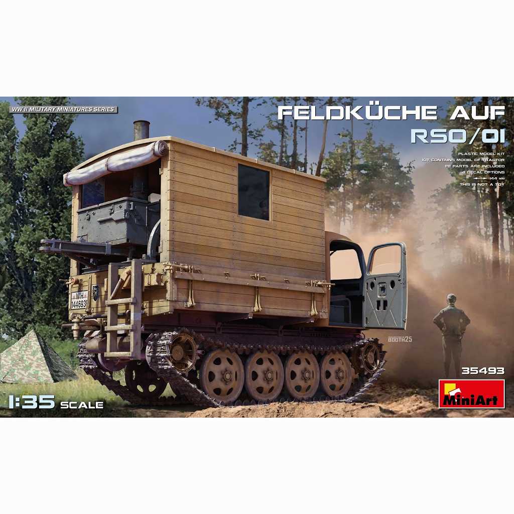 【新製品】35493 フィールドケーキ RSO/01|第二次大戦のAFVモデル|AFV