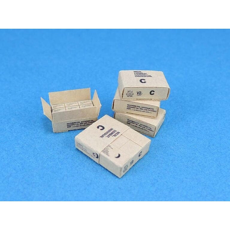【新製品】LF1443 1/35 米軍 Cレーションボックスセット|AFV用パーツ|AFV