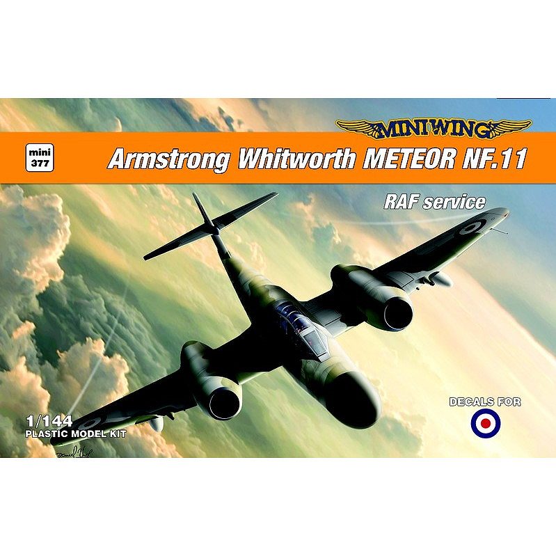 【新製品】377 1/144 AW ミーティア NF.11  イギリス |大戦後の飛行機モデル|飛行機