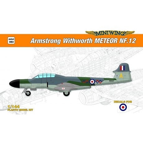 【新製品】383 1/144 AW ミーティア NF.12  イギリス |大戦後の飛行機モデル|飛行機