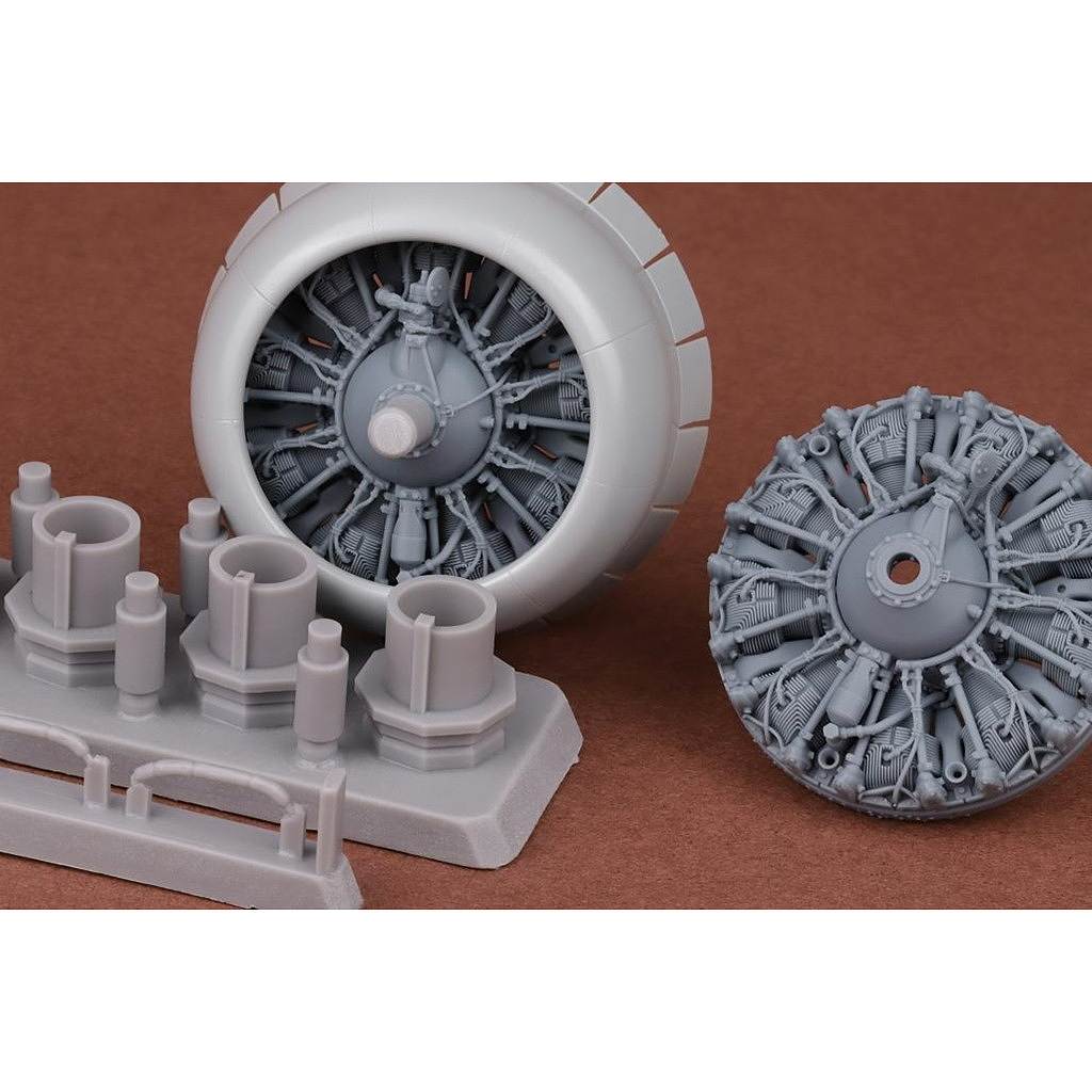 【新製品】32002 1/32 ボーイング B-17F/G フライングフォートレス エンジンアップグレードセット (HKモデル用)|飛行機用パーツ|飛行機