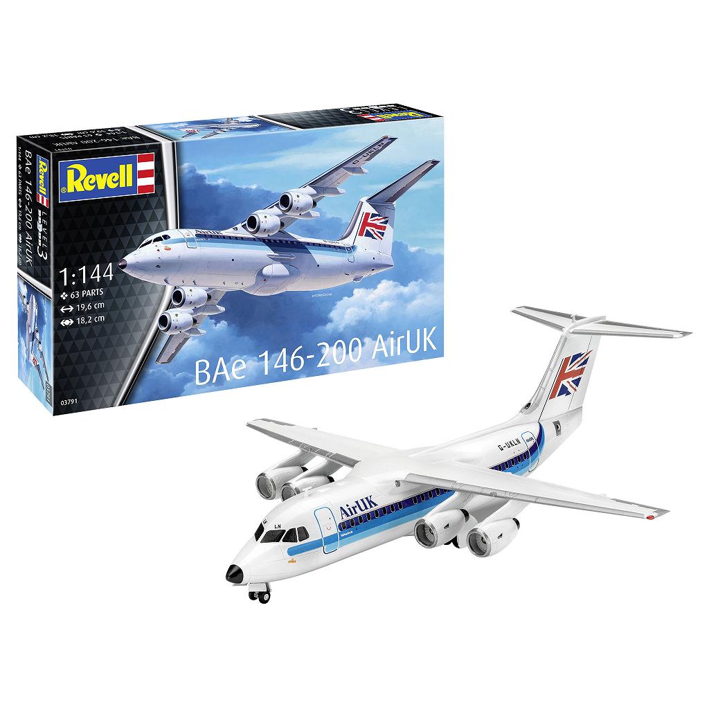 【再入荷】03791 Bae 146（RJ85）? AirUK|旅客機／民間機|飛行機