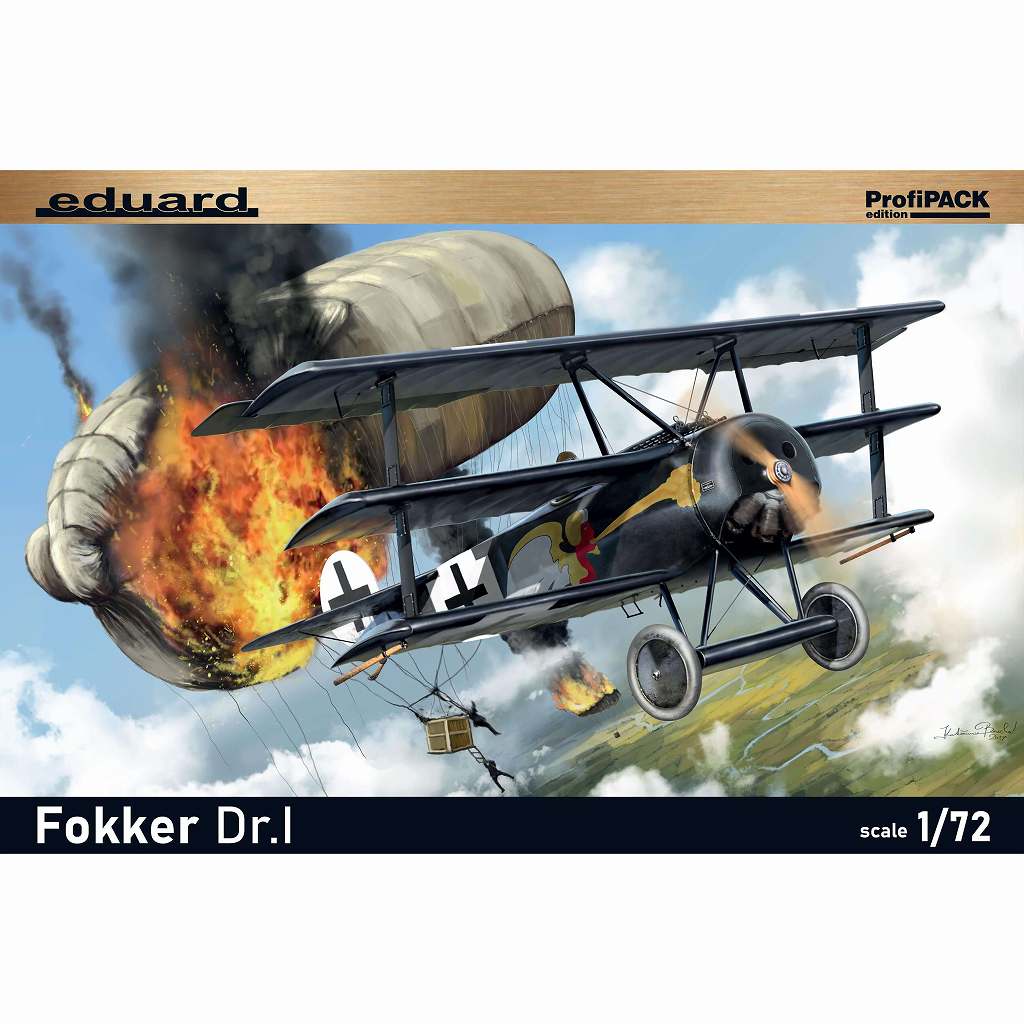 【再入荷】7039 フォッカー Dr.I プロフィパック|第一次大戦以前の飛行機モデル|飛行機