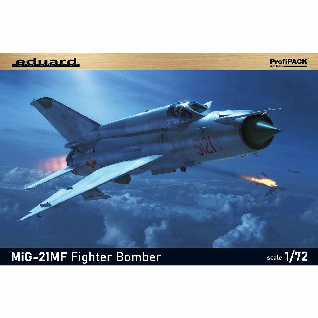 【再入荷】70142 MiG-21MF フィッシュベッド 戦闘爆撃機 プロフィパック|大戦後の飛行機モデル|飛行機