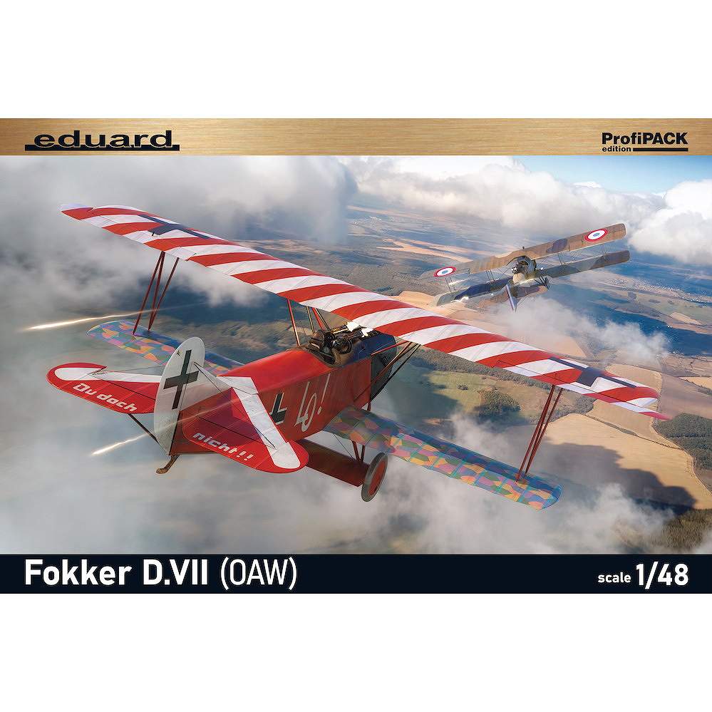 【再入荷】8136 フォッカーD.VII (OAW) プロフィパック|第一次大戦以前の飛行機モデル|飛行機