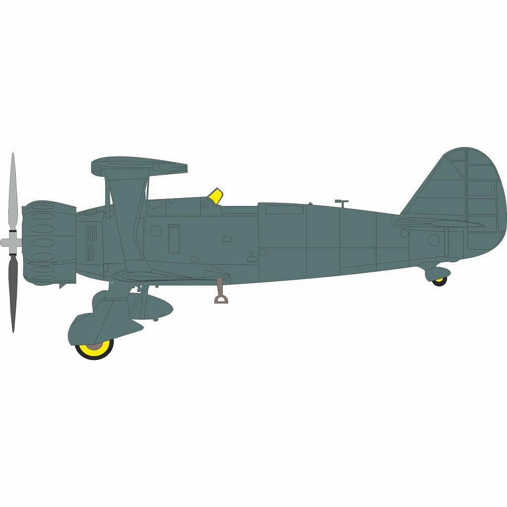 【新製品】JX338 1/32 ヘンシェル Hs123A 塗装マスクシール (ICM用)|飛行機用マスキングシール|飛行機