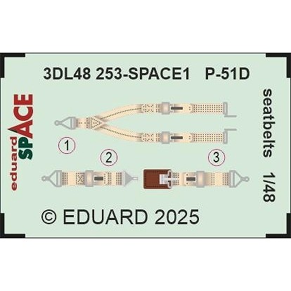 3DL48253 1/48 P-51D �����ȥ٥��3D�ǥ����� (���ǥ奢�����)