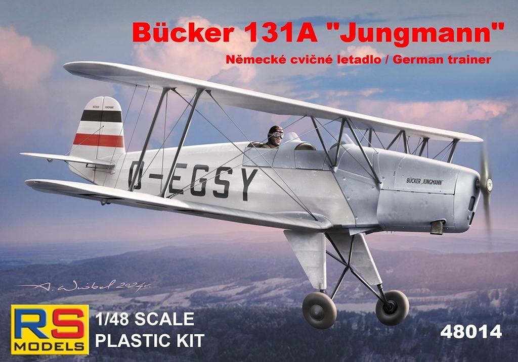 【新製品】48014 ビュッカー 131A “ドイツ 1936”|第二次大戦の飛行機モデル|飛行機
