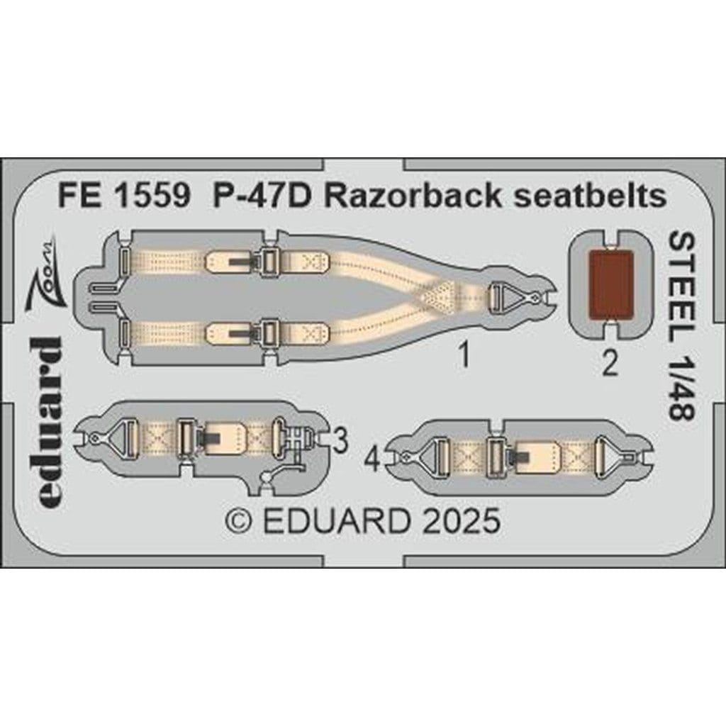 ڿʡFE1559  1/48 ѥ֥å P-47D ܥ 쥶Хå ȥ٥ (ƥ쥹) (ߥ˥)
