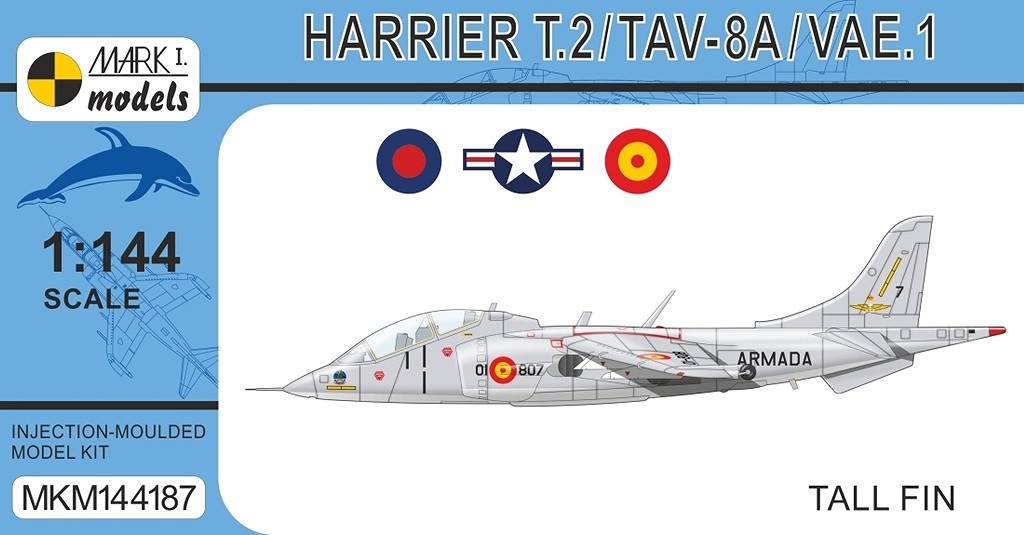 【新製品】MKM144187 1/144 ハリアー T.2/TAV-8A/ VAE.1