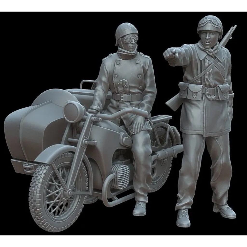 新製品】F72137 1/72 東プロイセン 1945年 ドイツ兵3体【ネコポス規格