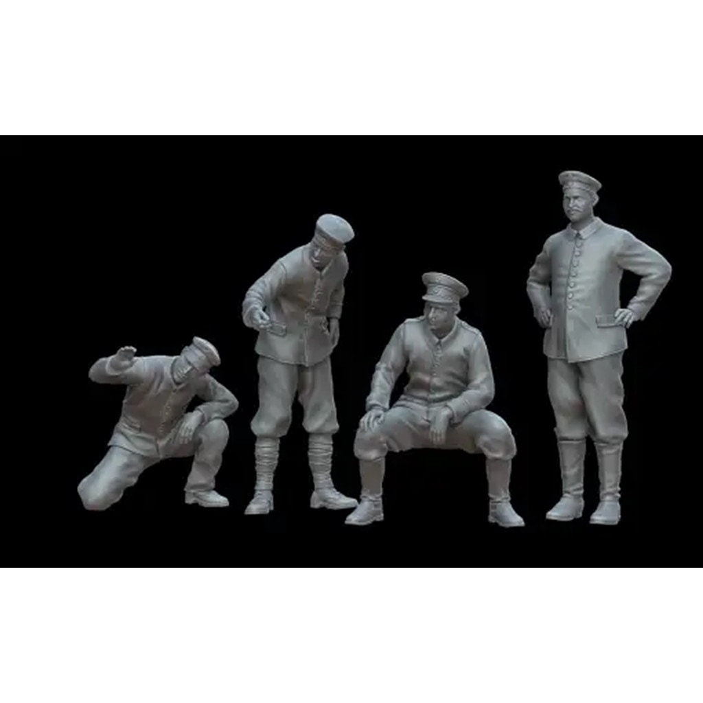 再入荷】F72142 1/72 WWI ドイツ砲兵クルー（4体）【ネコポス規格外