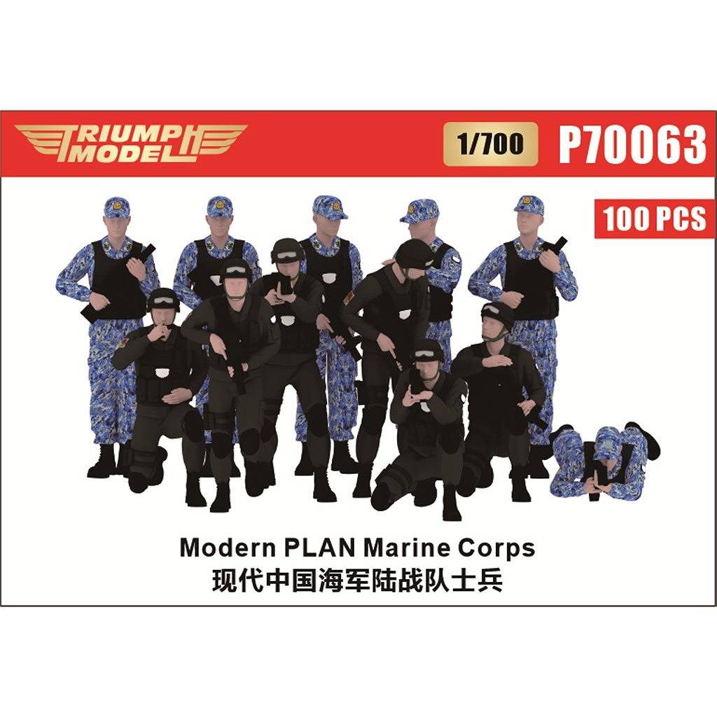 新製品】P70063 現用 中国人民解放軍海軍 海兵隊 兵士 精密3Dプリント