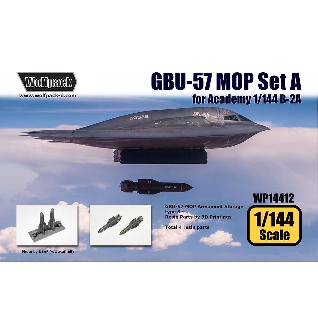 �ڿ����ʡ�WP14412 1/144 GBU-57 MOP A���åȡʳ�Ǽ����