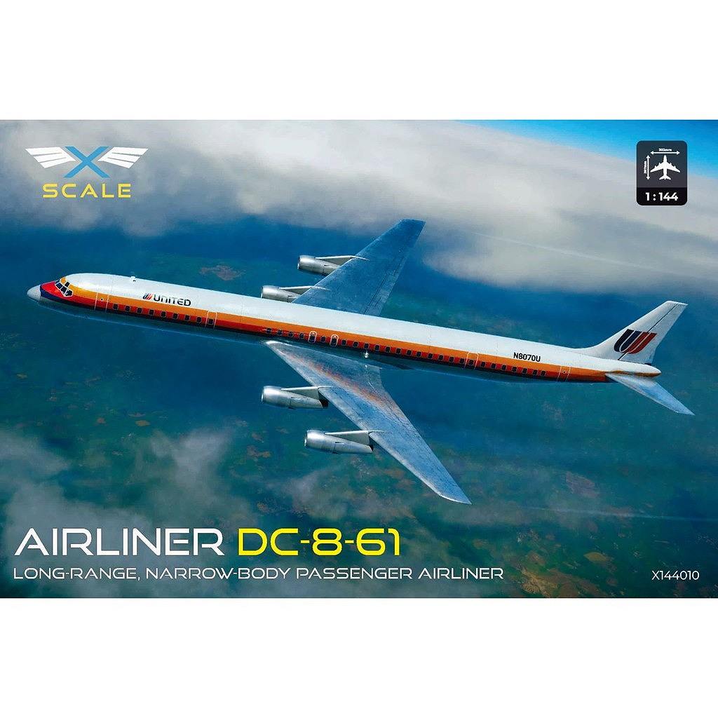 新製品】X144010 1/144 ダグラス DC-8-61 ユナイテッド航空 | X