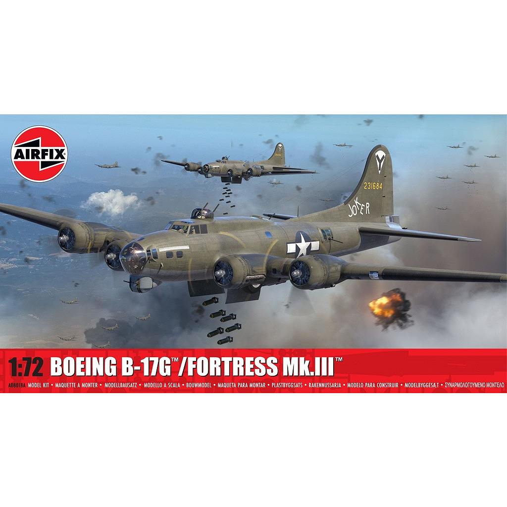 A08018A 1/72 ボーイング B-17G フォートレス Mk.III | エアフィックス