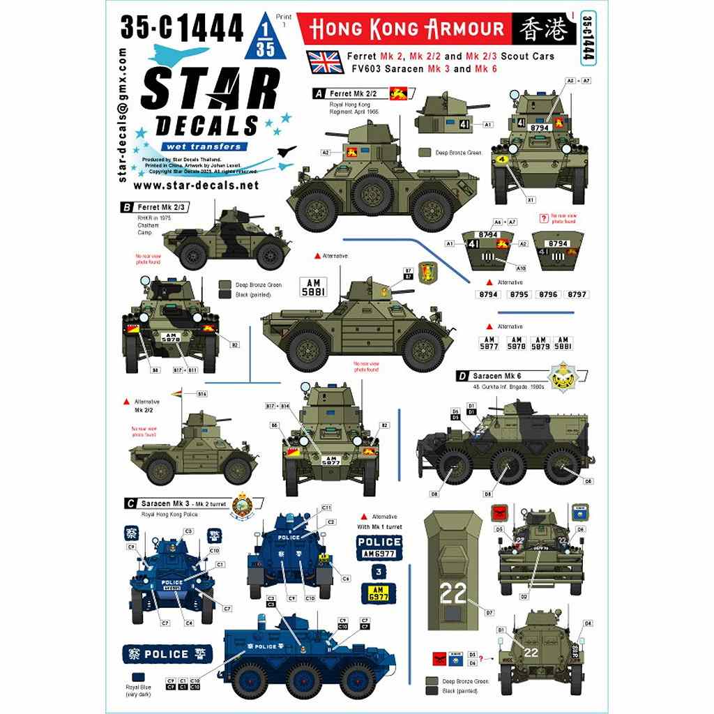 35-C1444 1/35 ���� �����ꥹ �ۥ󥳥󥢡��ޡ� ����Υ����ꥹAFV��1 �ե���å�/���饻�����ü�