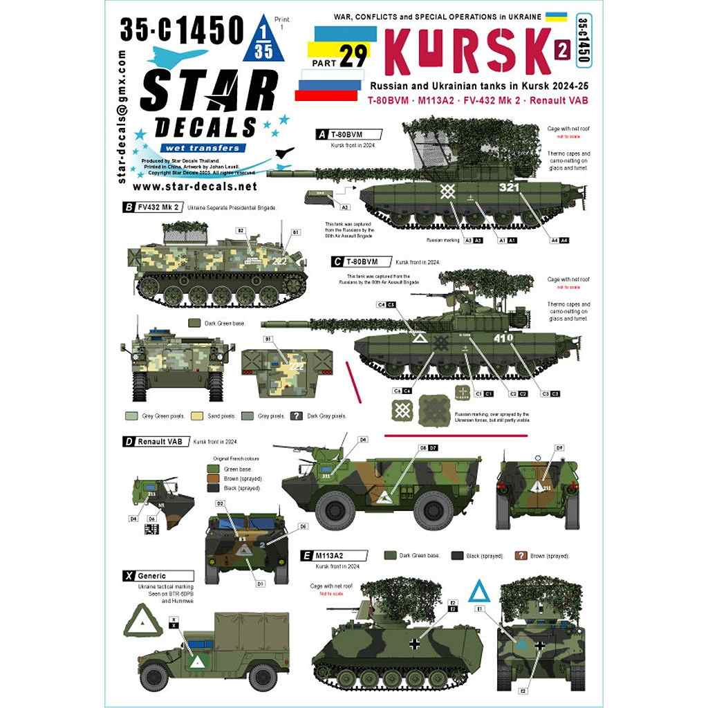 35-C1450 1/35 ���� �����饤�ʤ������29 ���륹��(2) ����������Υ����饤�ʷ���� 2024-25 T-80BVM/M113A2/FV432 Mk.2/VAB