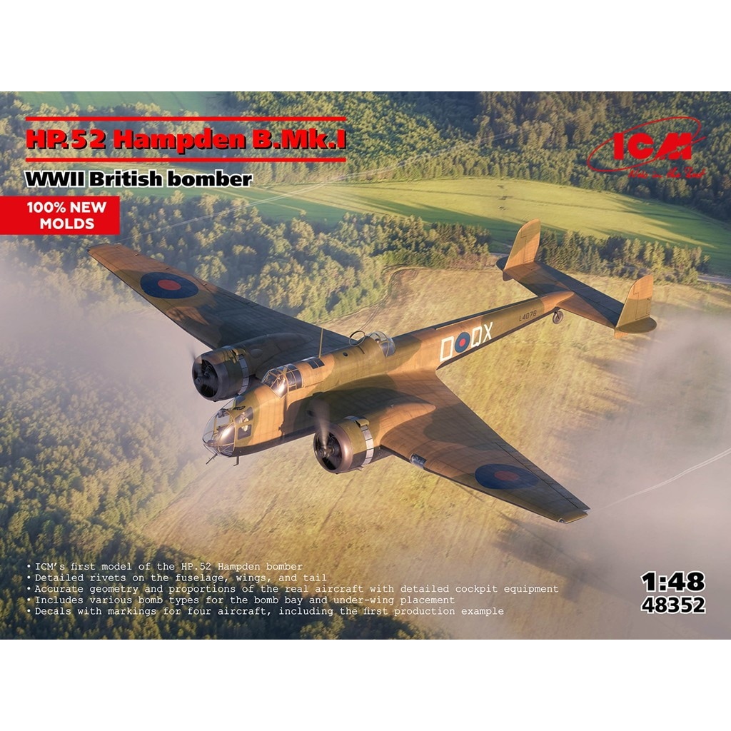48352 WWII �����ꥹ���ⵡ HP.52 �ϥ�ץǥ� B.Mk.I