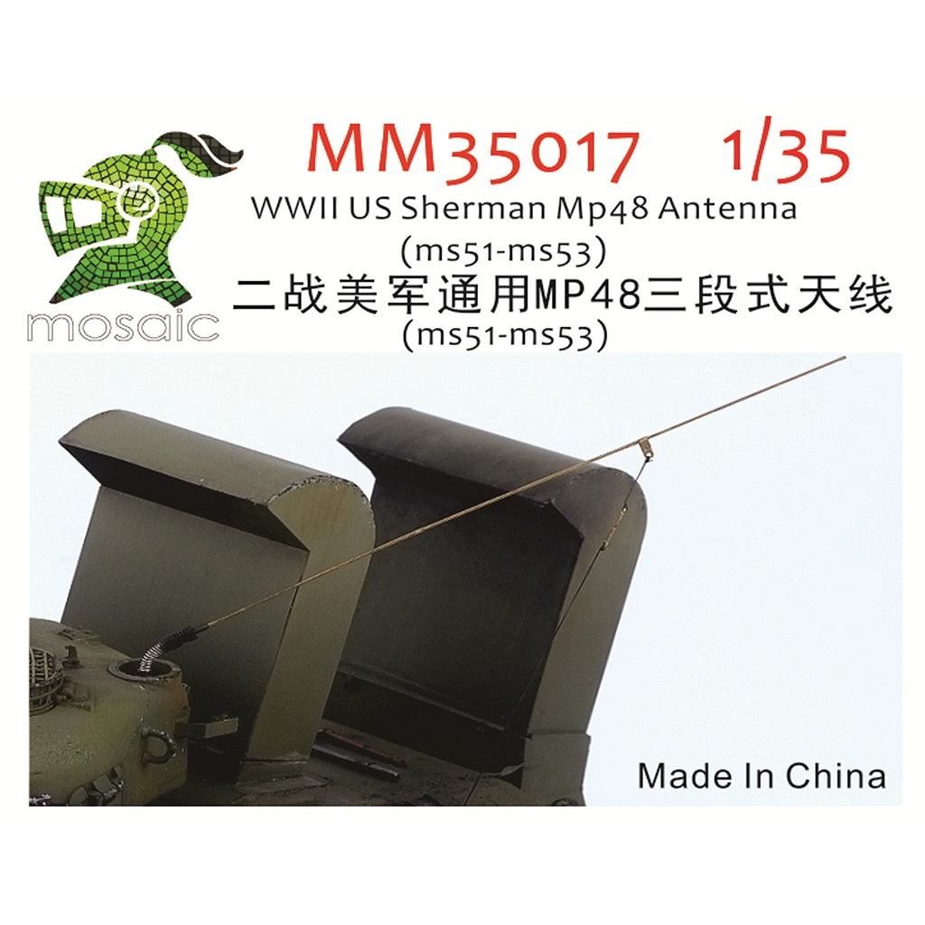 MM35017 1/35 WW.II シャーマン MP48 アンテナ(ms51-ms53) | モザイク